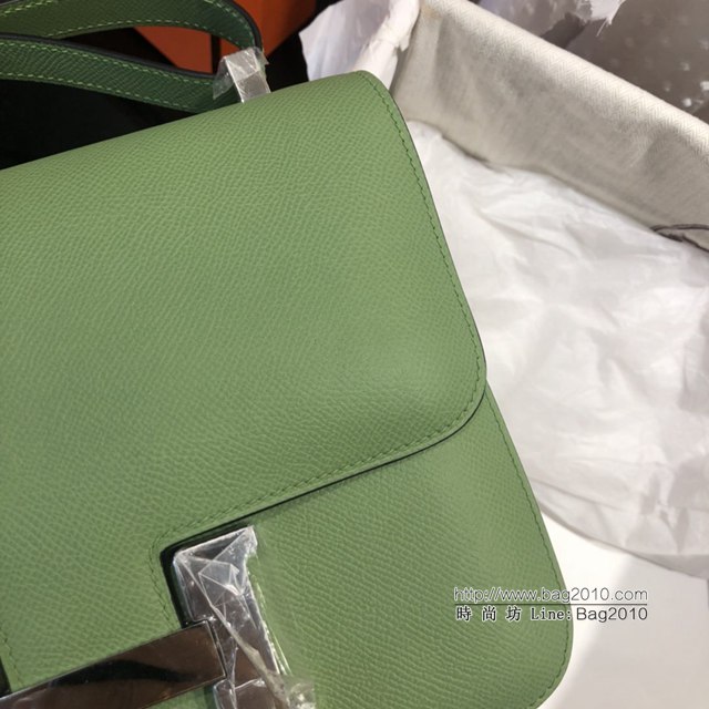 Hermes空姐包 愛馬仕Constance方胖子半手工 Epsom掌紋小牛進口皮 Hermes單肩斜挎包  tdh2111